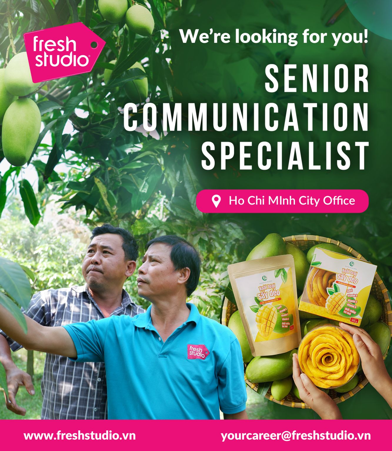 Fresh Studio is hiring a Senior Communication Specialist